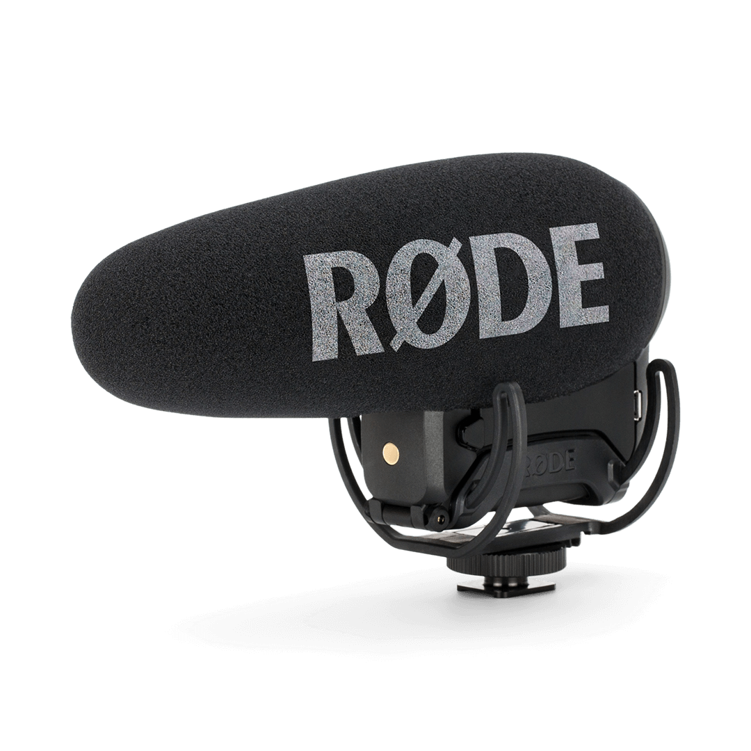 RODE_VideoMic_Pro_3_QUARTER_LEFT_FRONT_1080x1080.png Rode VideoMic Pro+ Premium On-camera Microphone - Image 1