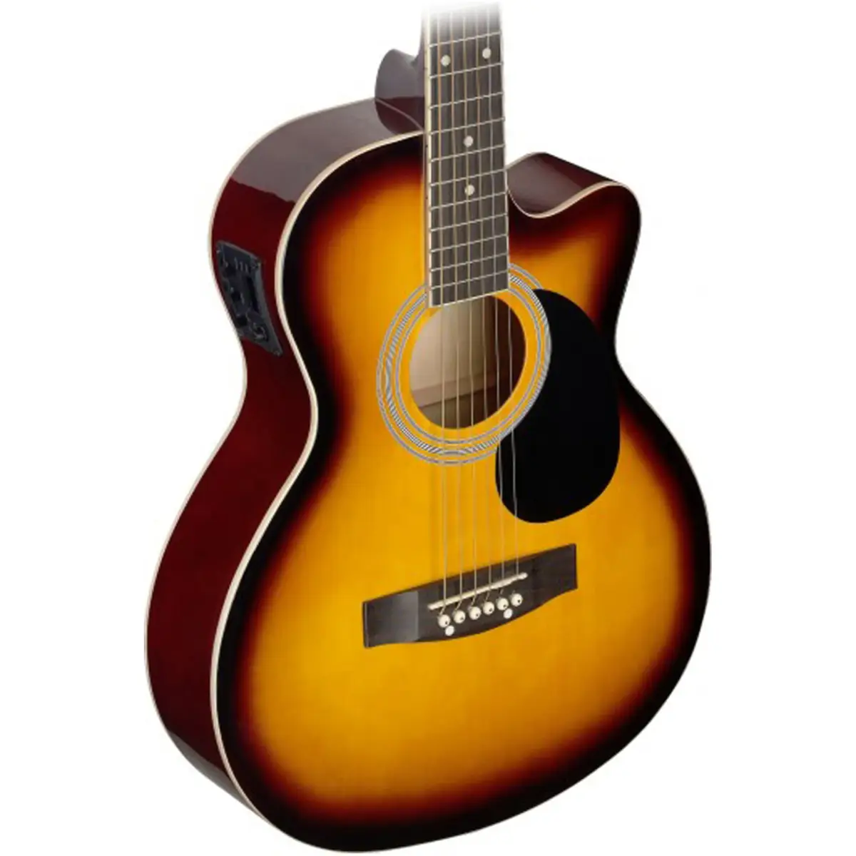 Stagg SA20ACE Sunburst Auditorium Acoustic Guitar - Image 3