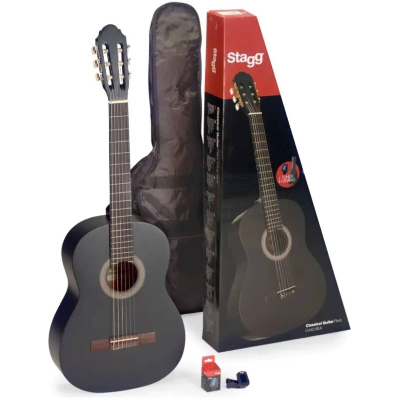 Stagg C410 BK – 1/2 Classical Guitar Pack