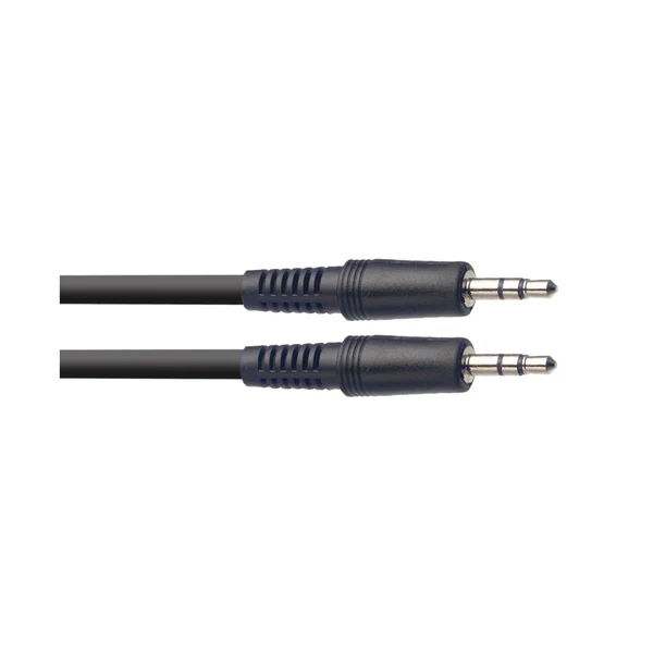 Stagg SAC1MPSMPSB – Audio Mini Stereo Cable (3.5 mm TRS To 3.5 mm TRS, 1 m) - Image 1