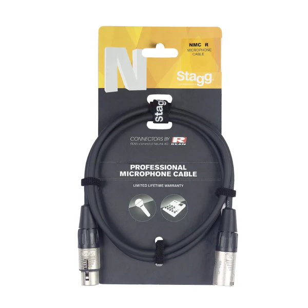 SV_StaggNMC6R_Primary_9e580eea-18af-46a3-bcdf-478319ba44f7_600x Stagg NMC1R – XLR To XLR Microphone Cable With Rean Connectors 1 m - Image 1