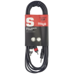 STAG-SYC3 MPSB2CM E Mini Stereo To 2 x RCA Cable -3M GENERATE - Image 2