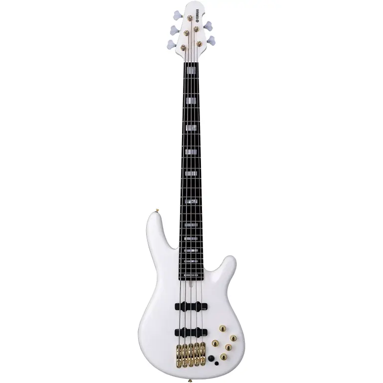 Yamaha BBNE2 White Bass Guitar (With Case)