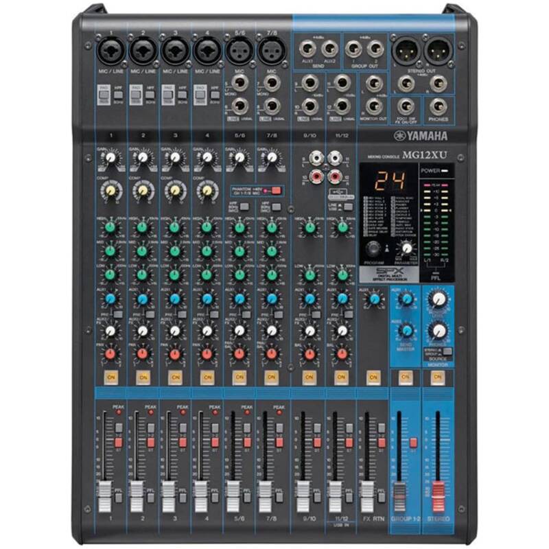 Yamaha Mg12Xu 12-Channel Mixer With Usb And Effects