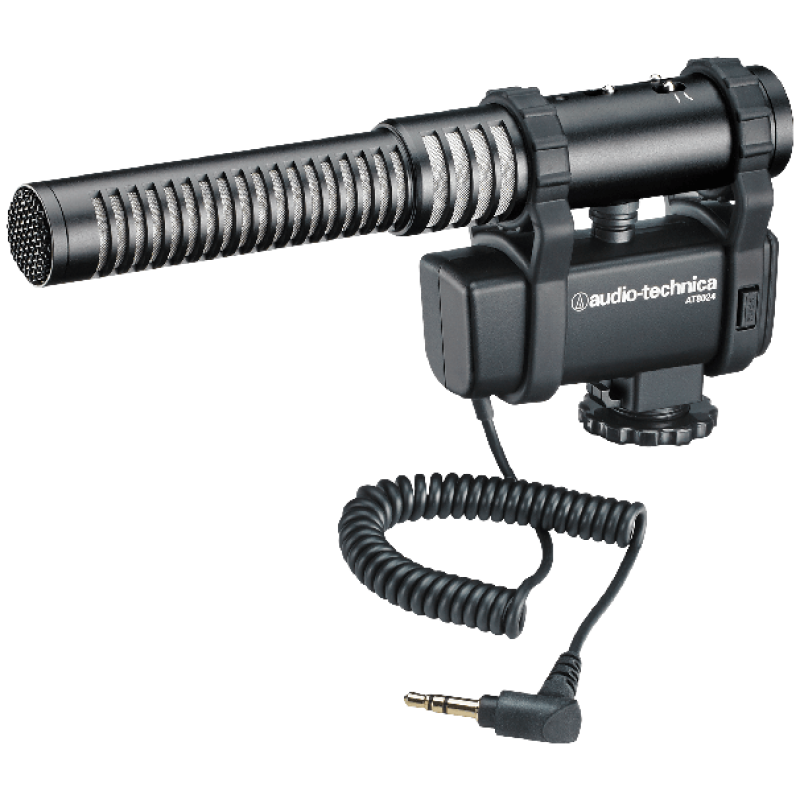 Audio-Technica AT8024 Stereo/Mono Camera-Mount Condenser Microphone