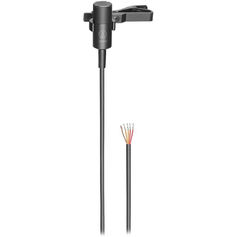 Audio-Technica AT803CW Miniature Omnidirectional Lavalier Microphone (cW Connector)