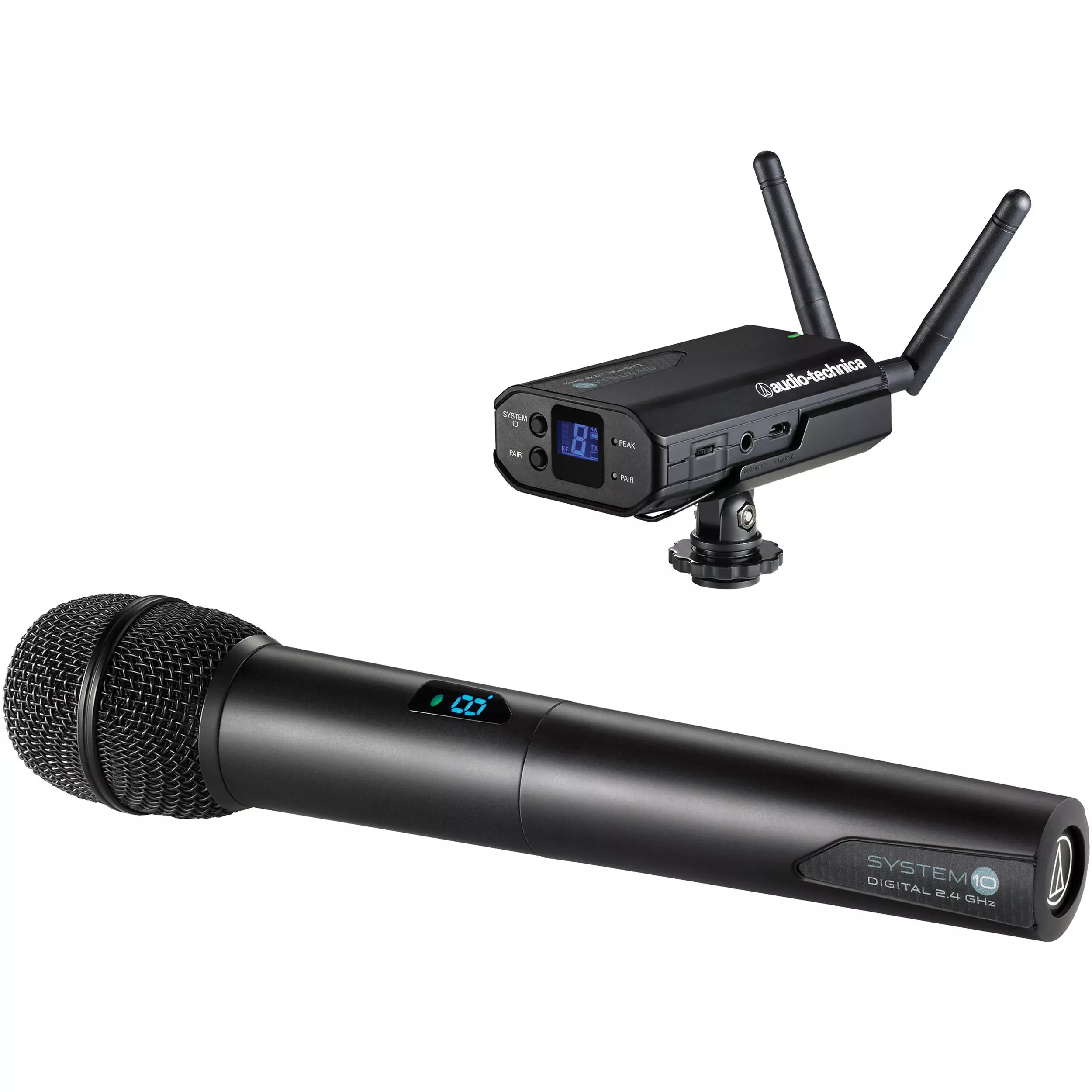 audio_technica_atw_1702_system_10_digtal_handheld_1060930 Audio Technica ATW-1702 Wireless Handheld Microphone System - Image 1