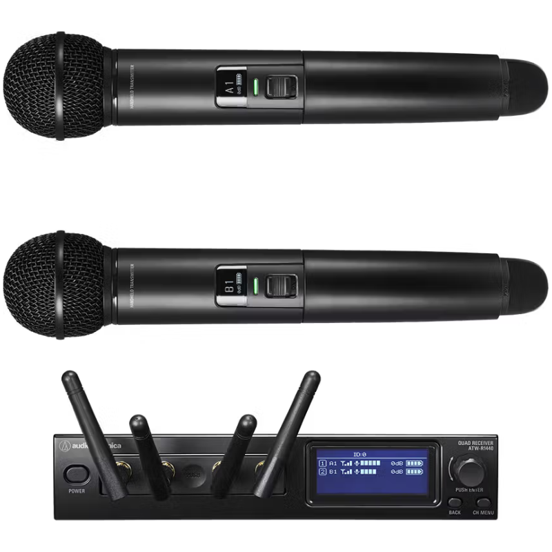 Audio Technica ATW-1422 Wireless Handheld Microphone System