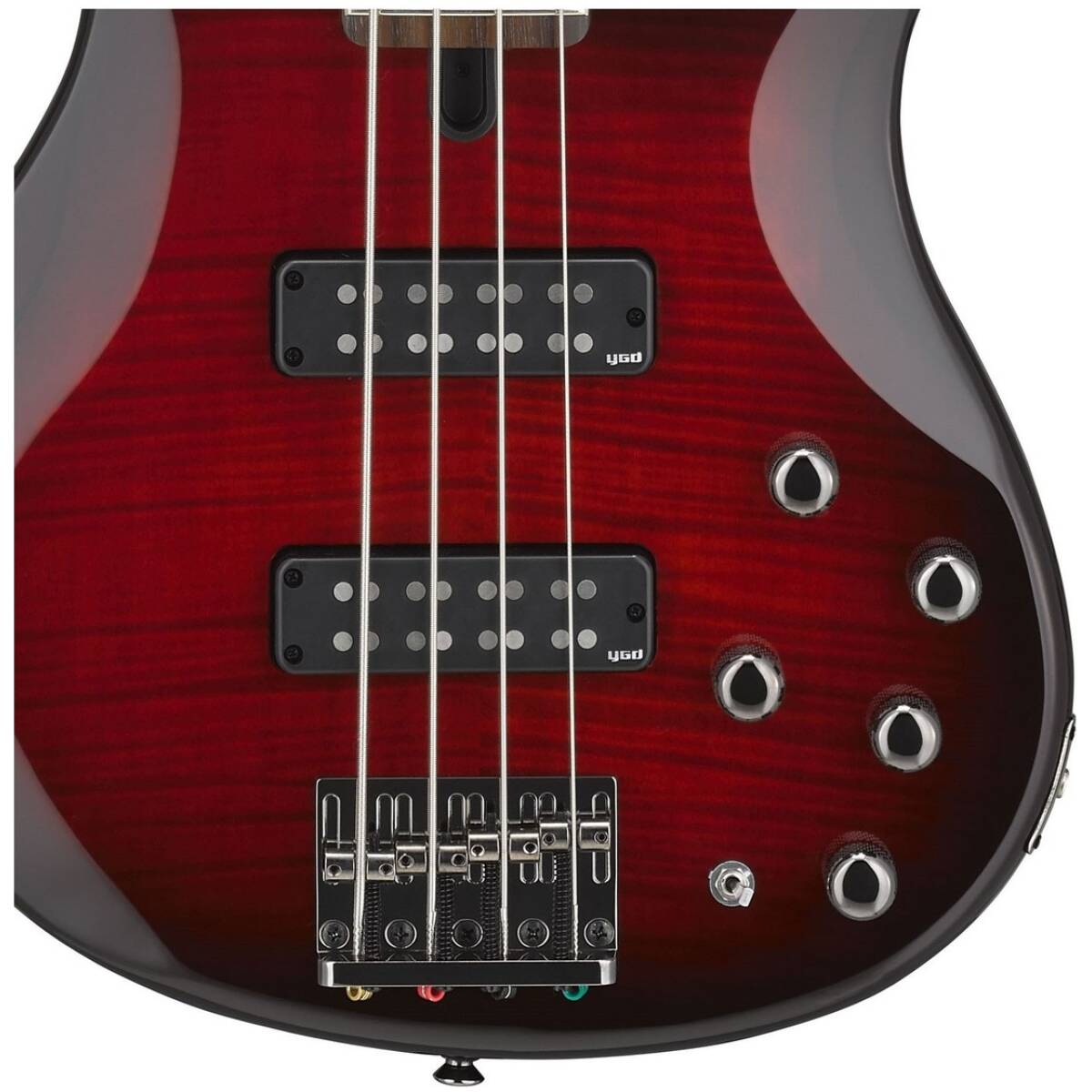 Yamaha TRBX604FM Dark Red Burst Bass Guitar