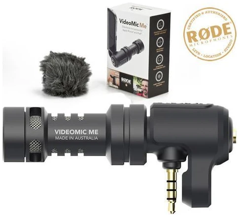 rodememic.jpeg Rode Videomic Me Compact Trrs Cardioid Microphone For Smartphones - Image 1
