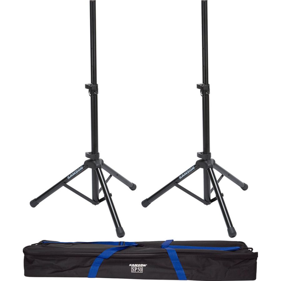 samson-sp50p-speaker-stand-set.jpg Samson SP50P Speaker Stand - Image 1