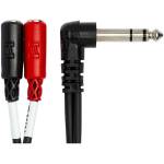 Hosa YPM-523 Stereo Breakout – 1/4" TRS to Dual 3.5 mm TRS Female - Image 3