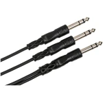 Hosa CYS-105 Y Cable – 1/4" TRS to Dual 1/4" TRS, 5 ft - Image 2