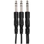 Hosa CYP-103 Y Cable – 1/4" TS to Dual 1/4" TS, 3 ft - Image 3