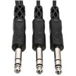 Hosa CYP-105 Y Cable – 1/4" TS To Dual 1/4" TS, 5 Ft - Image 2