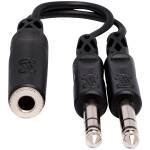 Hosa YPP-308 Y Cable – 1/4" TRS Female to Dual 1/4" TRS Male - Image 2