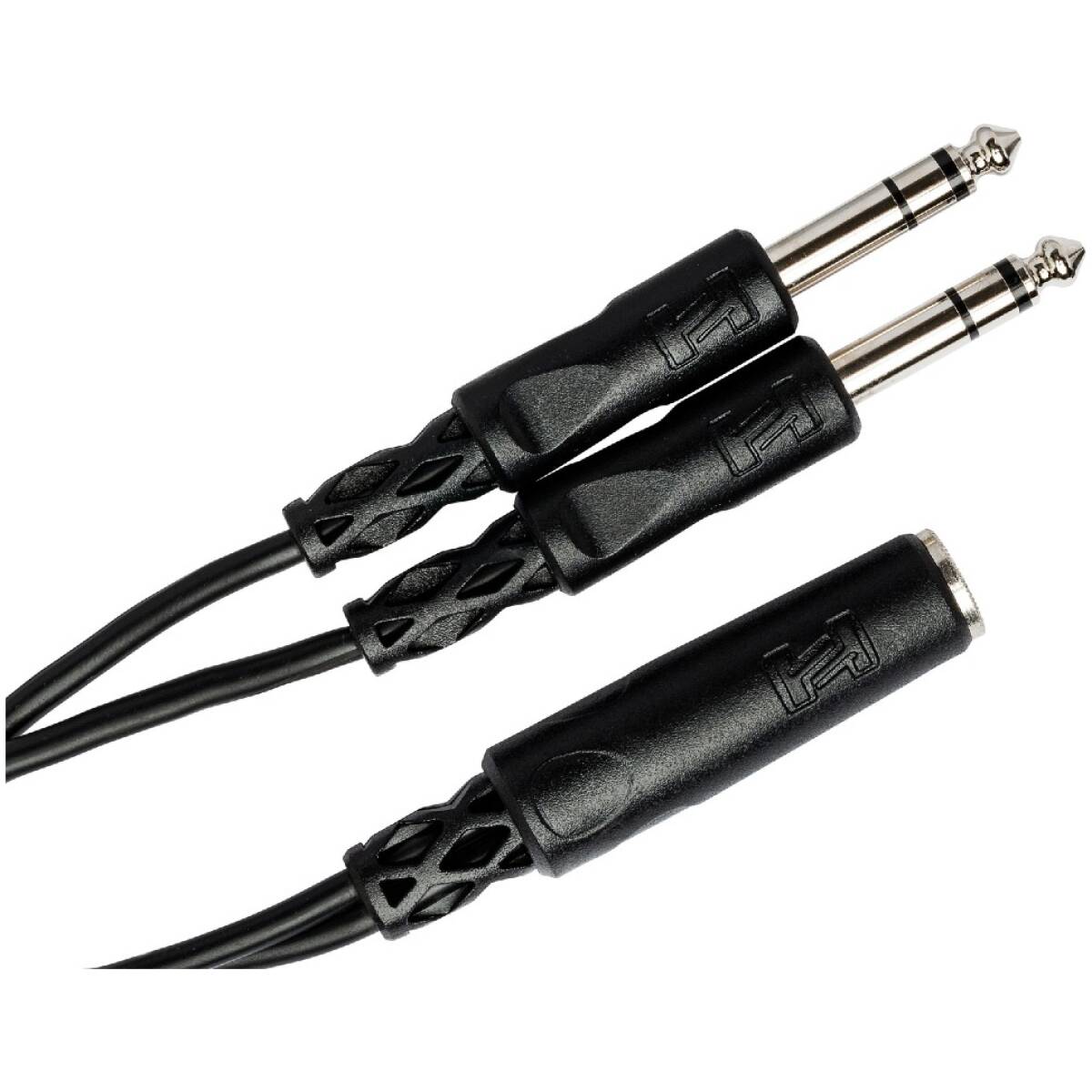 Hosa YPP-308 Y Cable – 1/4" TRS Female to Dual 1/4" TRS Male - Image 3