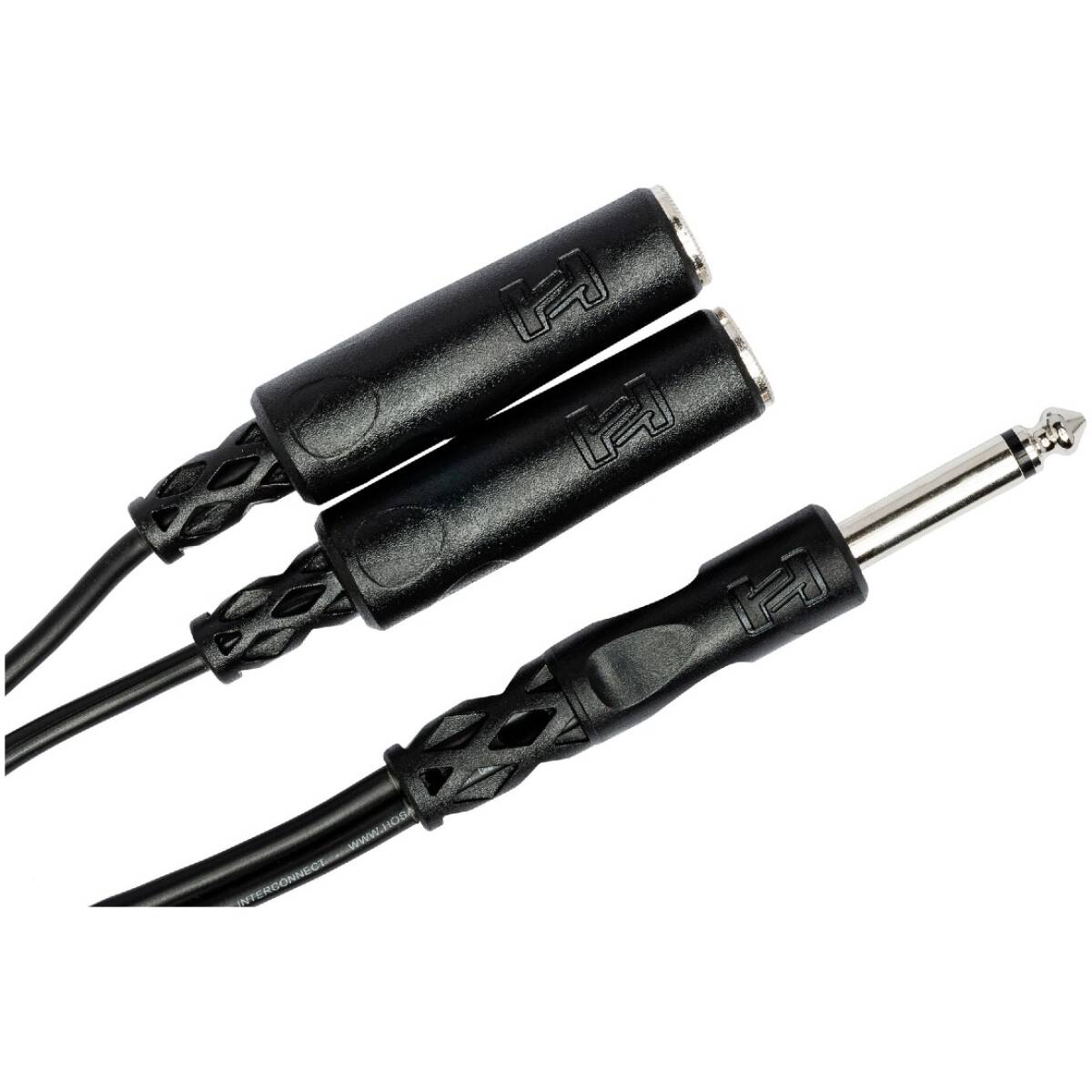Hosa YPP-111 Y Cable – 1/4" TS Male To Dual 1/4" TS Female - Image 3