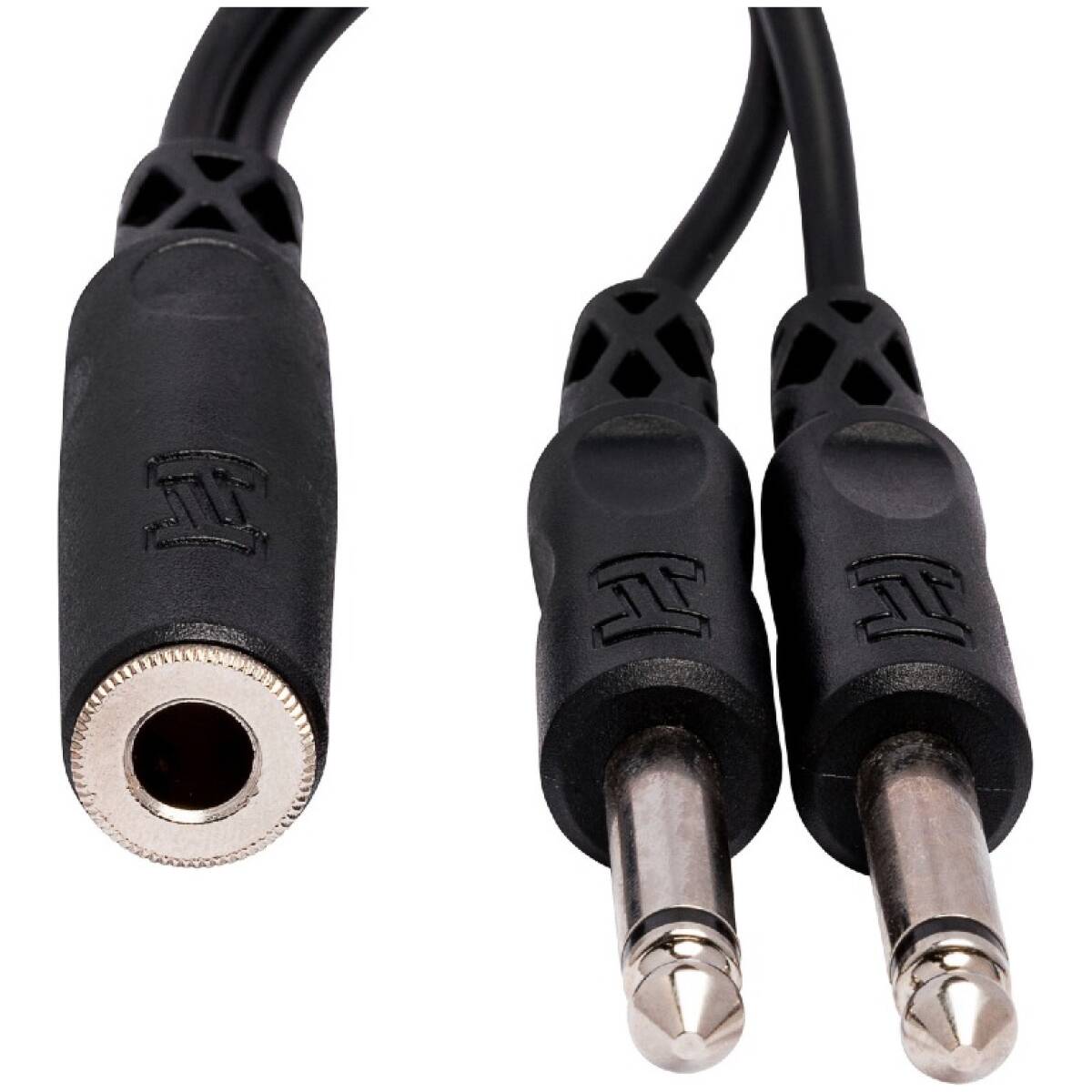 Hosa YPP-106 Y Cable – 1/4" TS Female To Dual 1/4" TS Male - Image 3