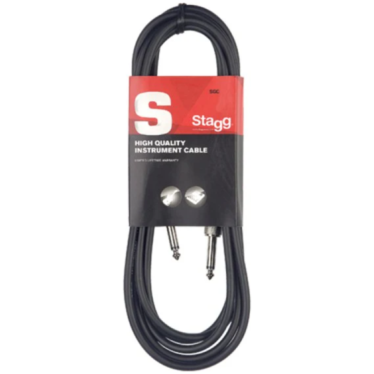 Stagg SGC6 Standard Instrument Cable Jack To Jack -6M - Image 2