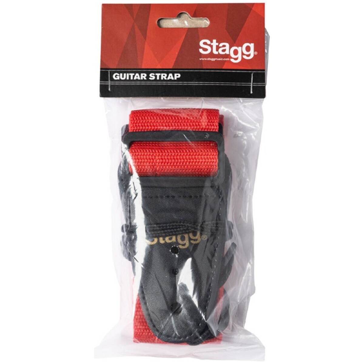 Stagg BJA006RD Nylon Guitar Strap - Image 3