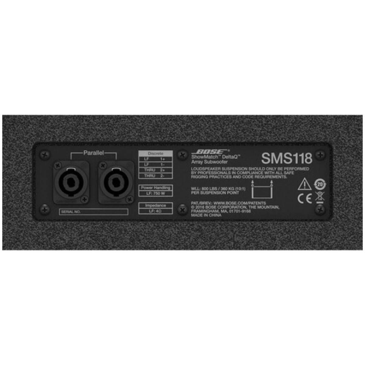 Bose Professional ShowMatch SMS118 18" Passive Subwoofer - Image 5