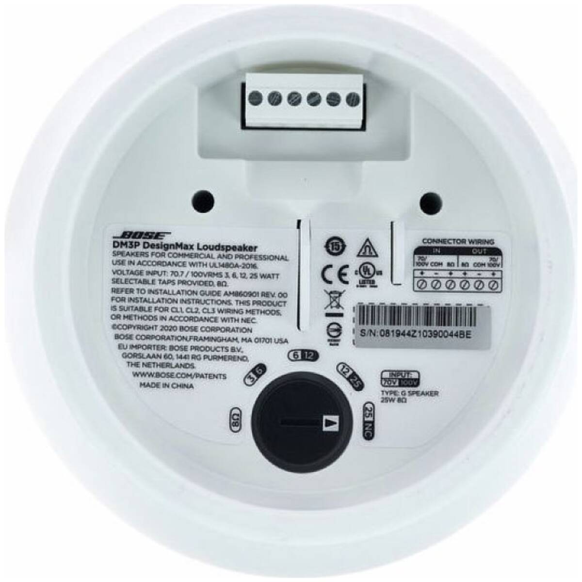 Bose Professional DM3PW  DesignMax Pendant Loudspeaker – White - Image 4