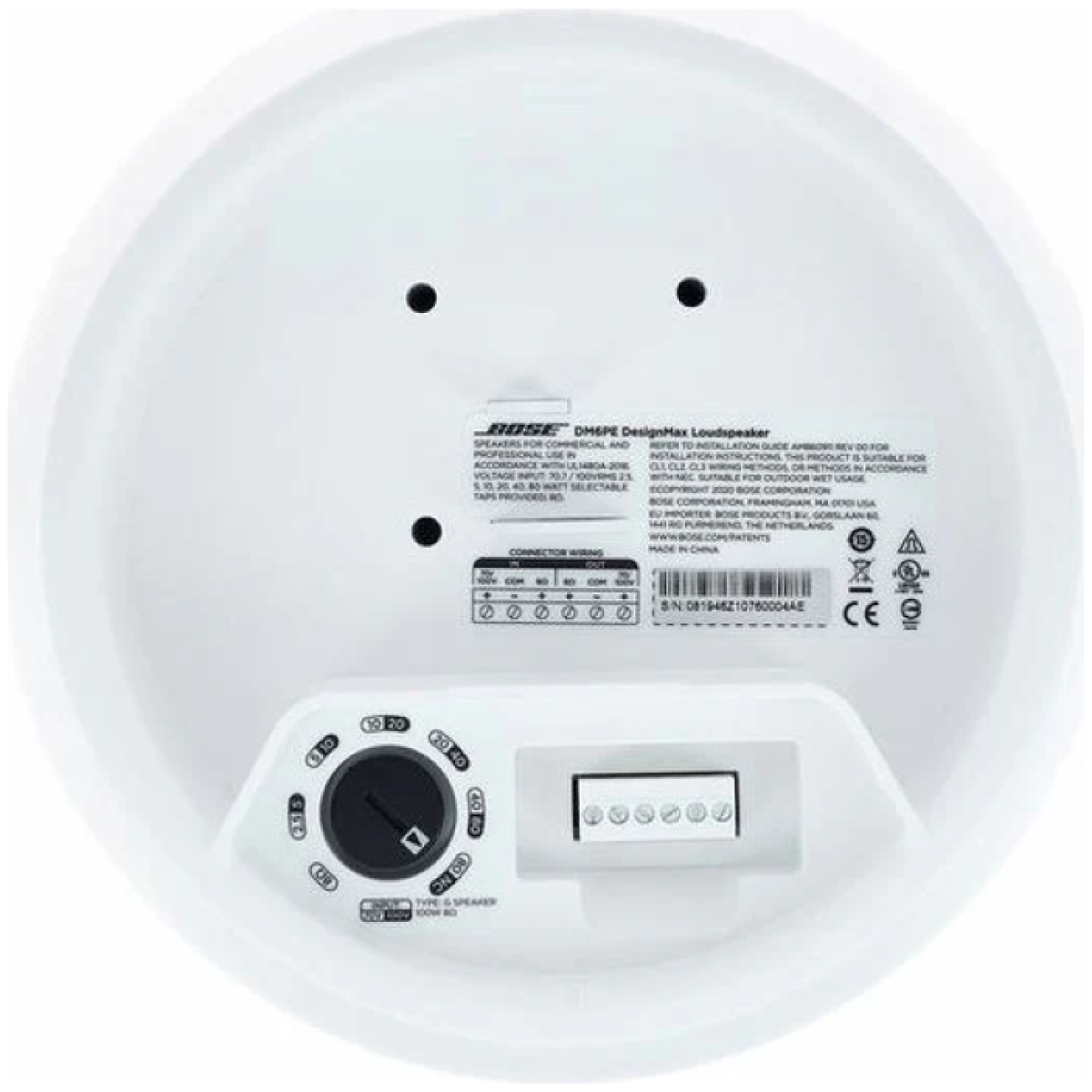 Bose Professional DM6PEW  DesignMax Pendant Loudspeaker – White - Image 3