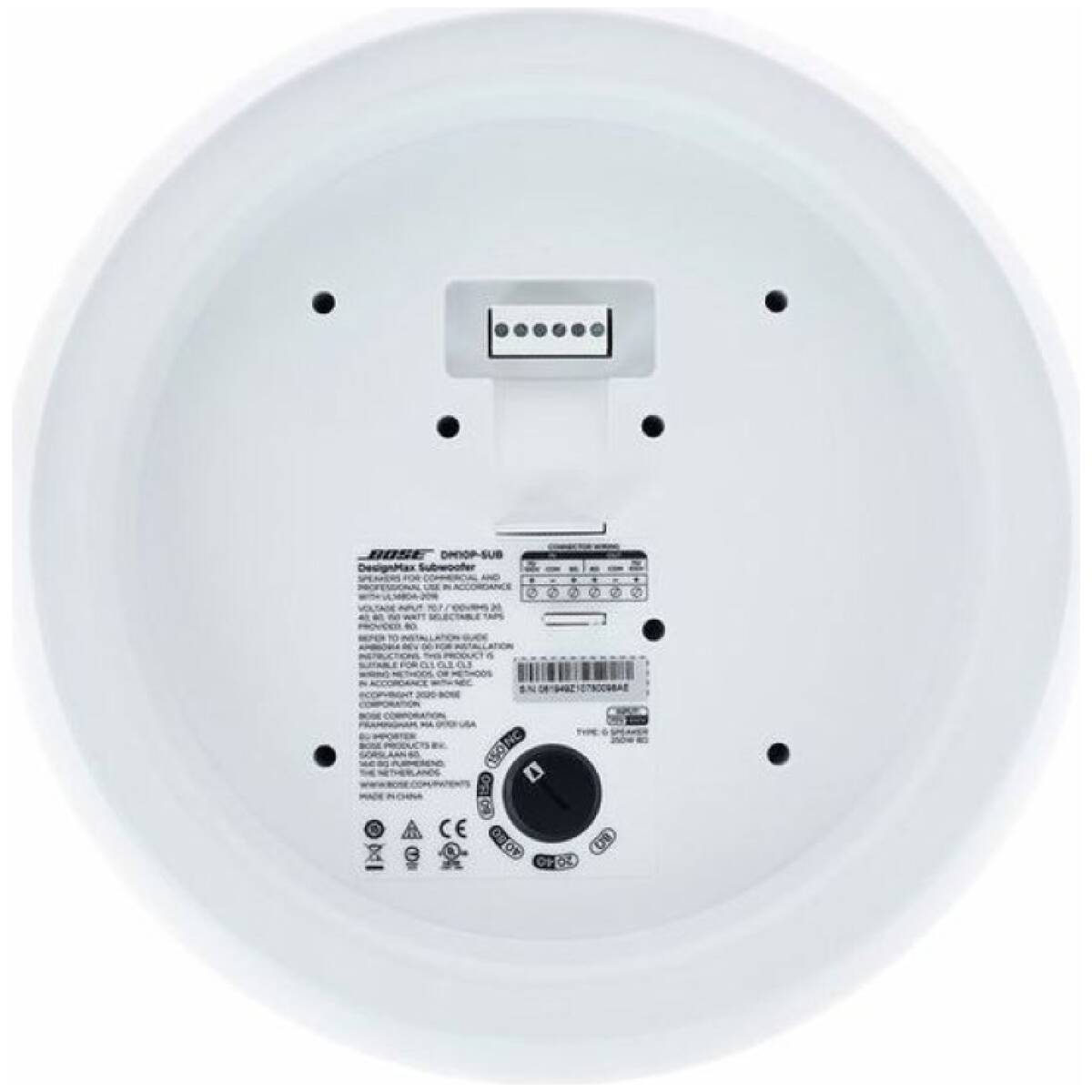 Bose Professional DM10P-Sub W  DesignMax Pendant Subwoofer – White - Image 2
