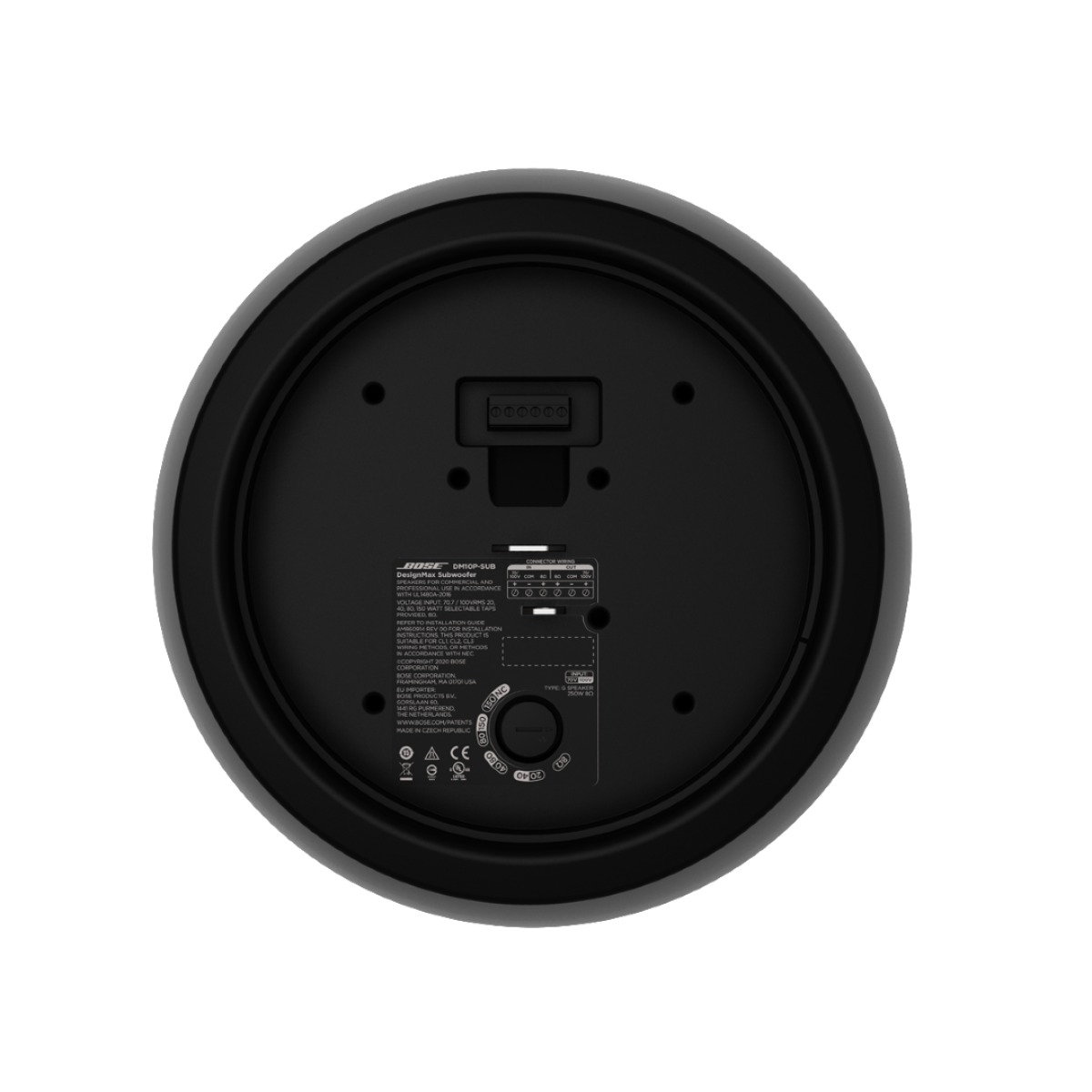 Bose Professional DM10P-Sub B  DesignMax Pendant Subwoofer – Black - Image 4