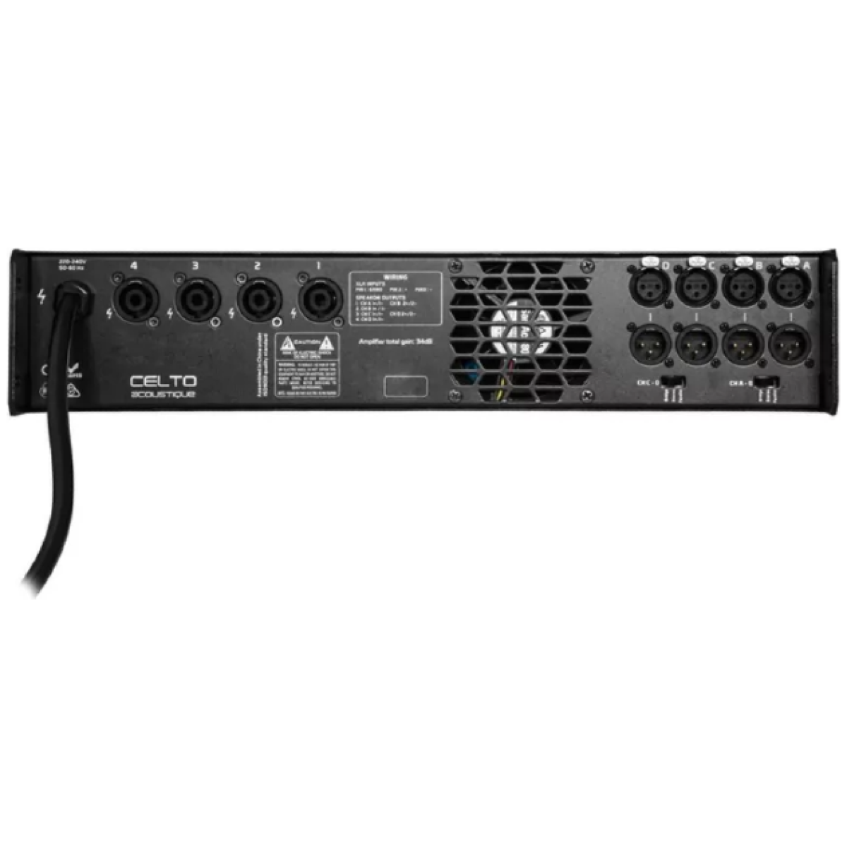 Celto Acoustique P4.14 4-Channel Class-D Power Amplifier - Image 2
