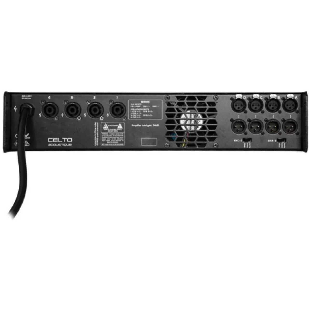 Celto Acoustique P4.14 4-Channel Class-D Power Amplifier - Image 2