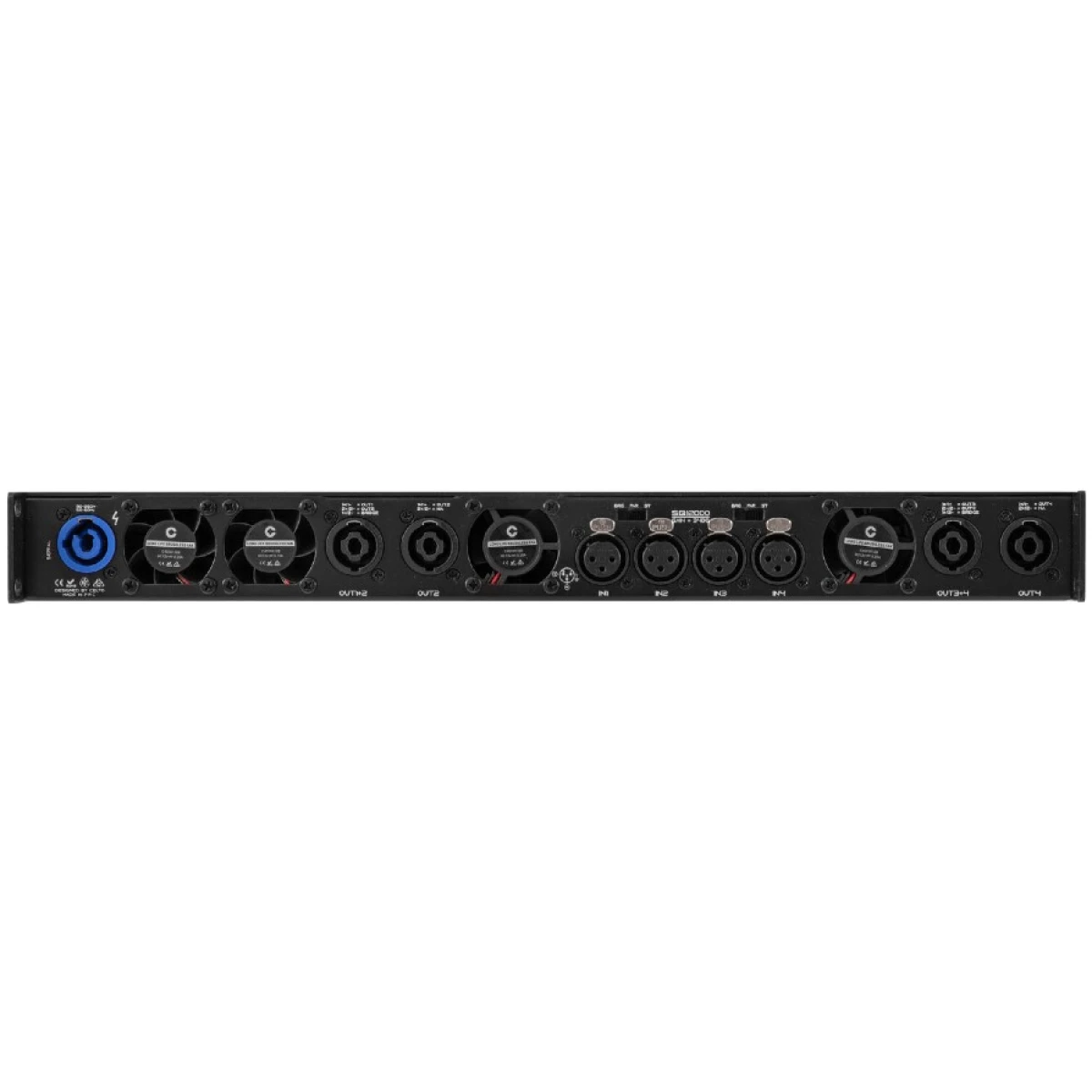 Celto Acoustique SQ12000 4-Channel Class-D Switch-Mode Amplifier - Image 2