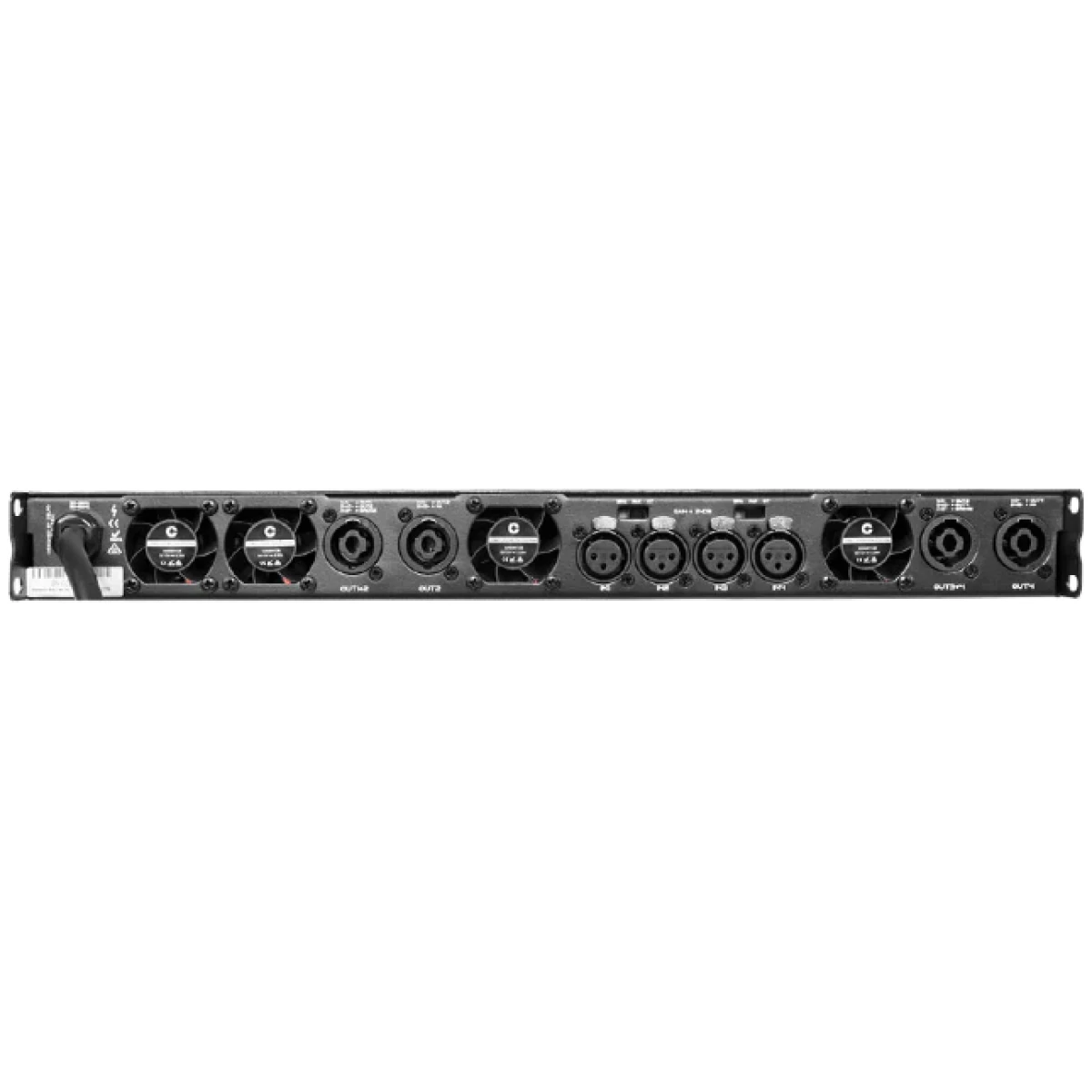 Celto Acoustique SQ8800 + 2U Case 4-Channel Class-D Switch-Mode Amplifier With Touring Flight Case - Image 3