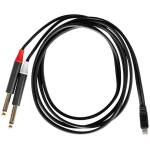 RubiQube IPDMJ lightning to dual 6.3mm mono jack 1.8m - Image 2