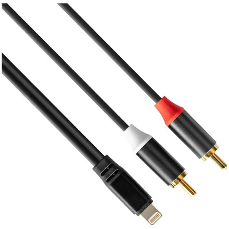 RubiQube IPDRC lightning to dual RCA 1.8m
