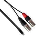 rubiQube IPDXL lightning to dual XLR 1.8m black