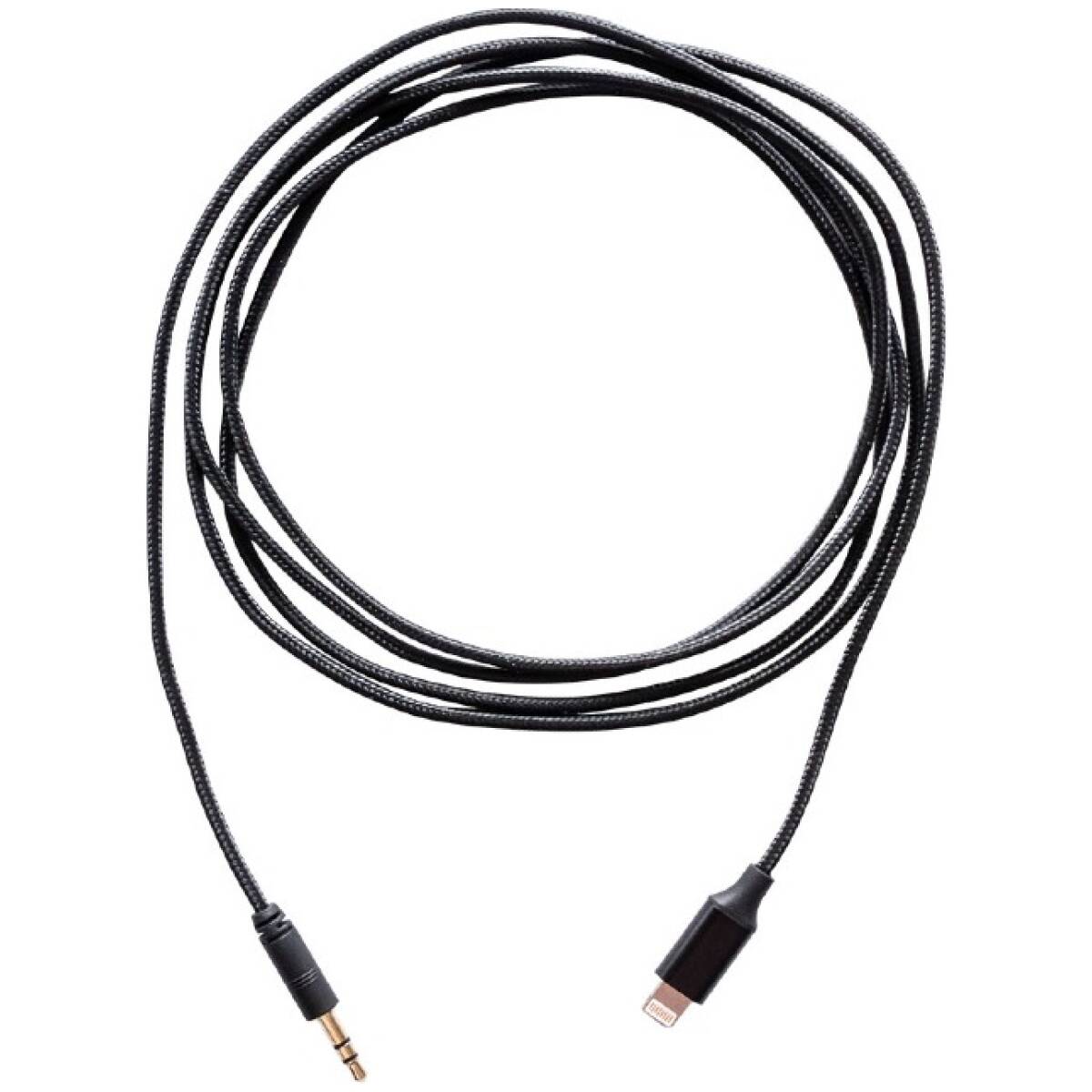 RubiQube IPMIJB Lightning To Mini Jack Black 1.8m - Image 2