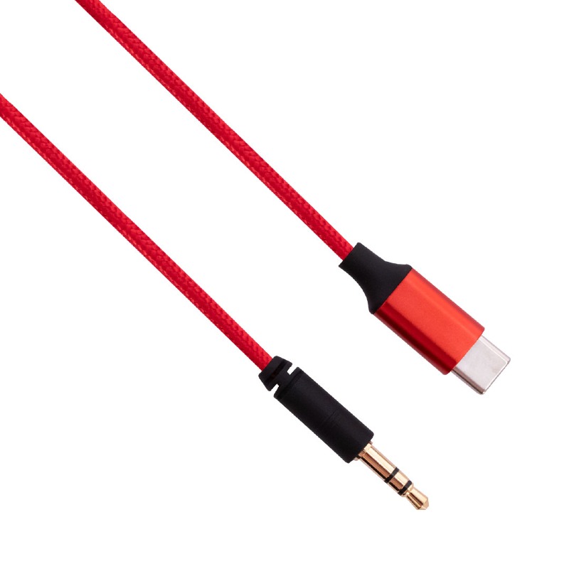 upload_68dbe55234845-1 RubiQube TCMIJR Type C To Mini Jack Red 1.8m - Image 1