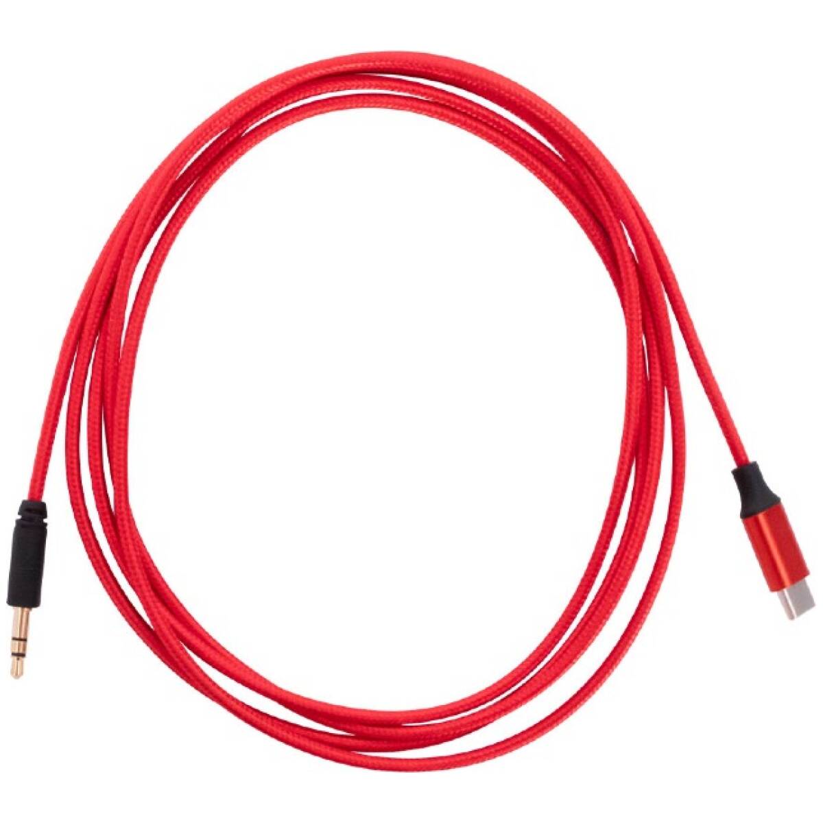 RubiQube TCMIJR Type C To Mini Jack Red 1.8m - Image 2