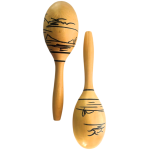 JD Percussion JD268 10" Paired Wooden Macaras