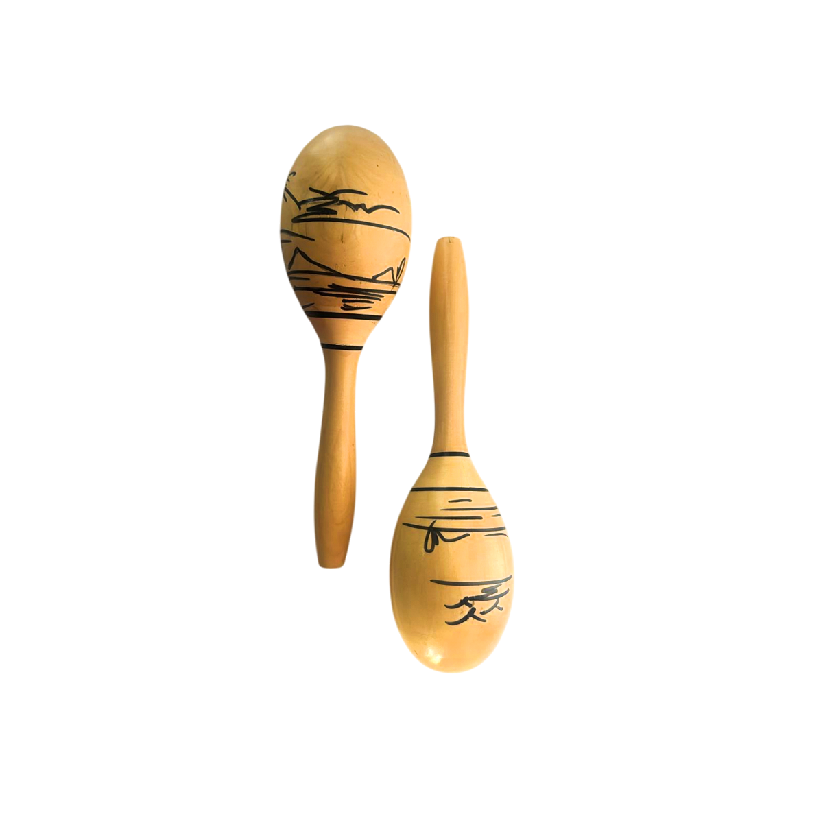 268.png JD Percussion JD268 10" Paired Wooden Macaras - Image 1