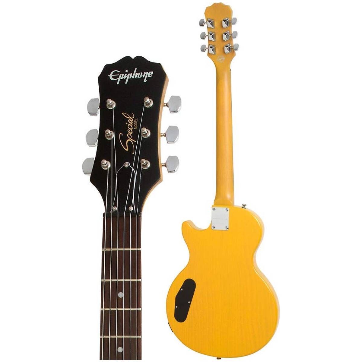Epiphone EGS9-WT - LTD ED Special I P90 Worn TV Yellow - Image 5