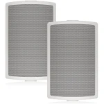 AMS-6DC-WH 6" White Surface-Mount Speaker (Pair)