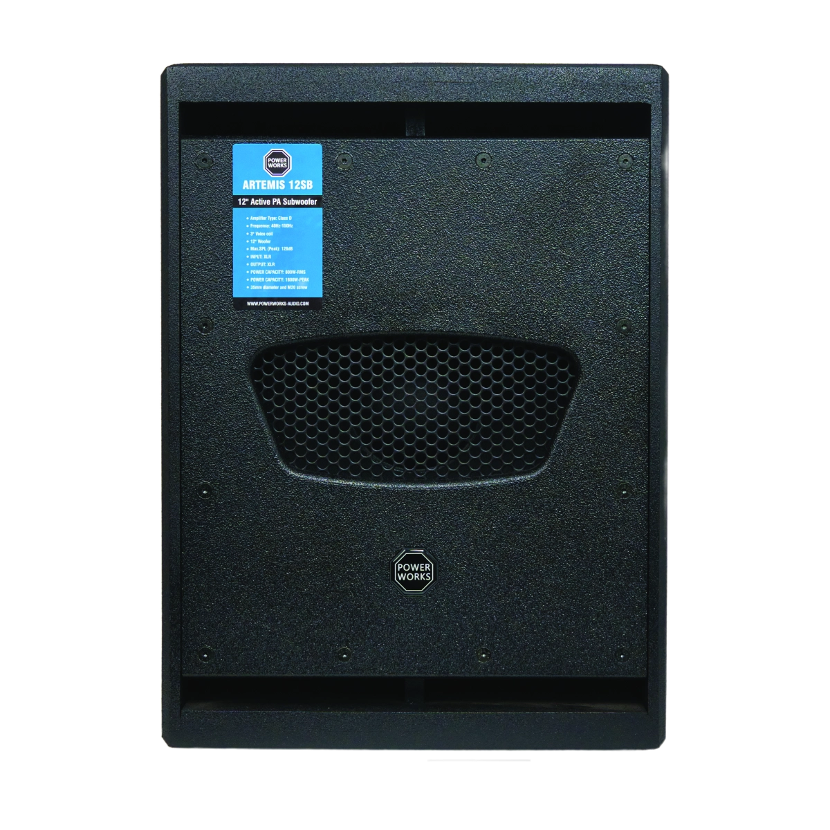 ARTEMIS-12SB-Active-Subwoofer-Front- PowerWorks ARTEMIS 12SB Active Subwoofer - Image 1