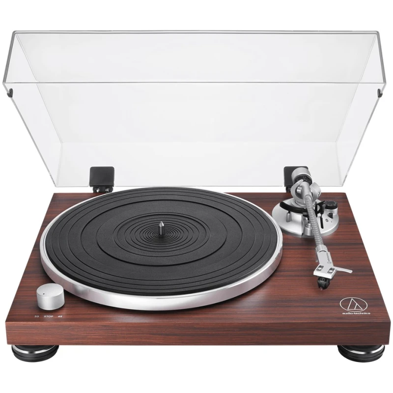 Audio-Technica AT-LPW50BTRW Bluetooth Manual Belt-Drive Turntable