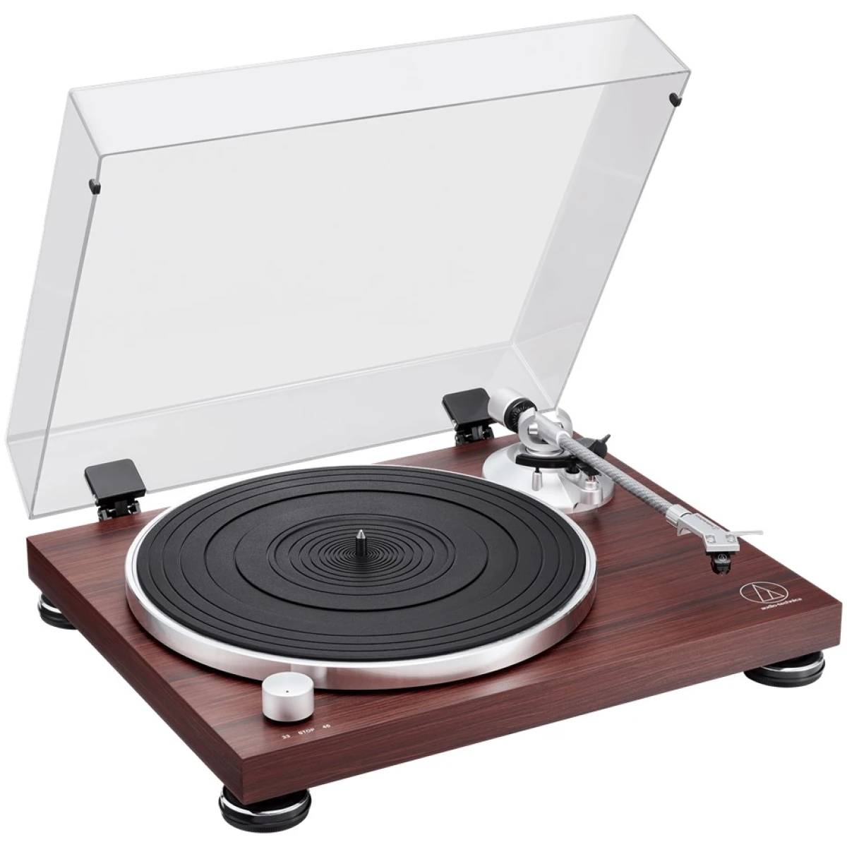 Audio-Technica AT-LPW50BTRW Bluetooth Manual Belt-Drive Turntable - Image 4