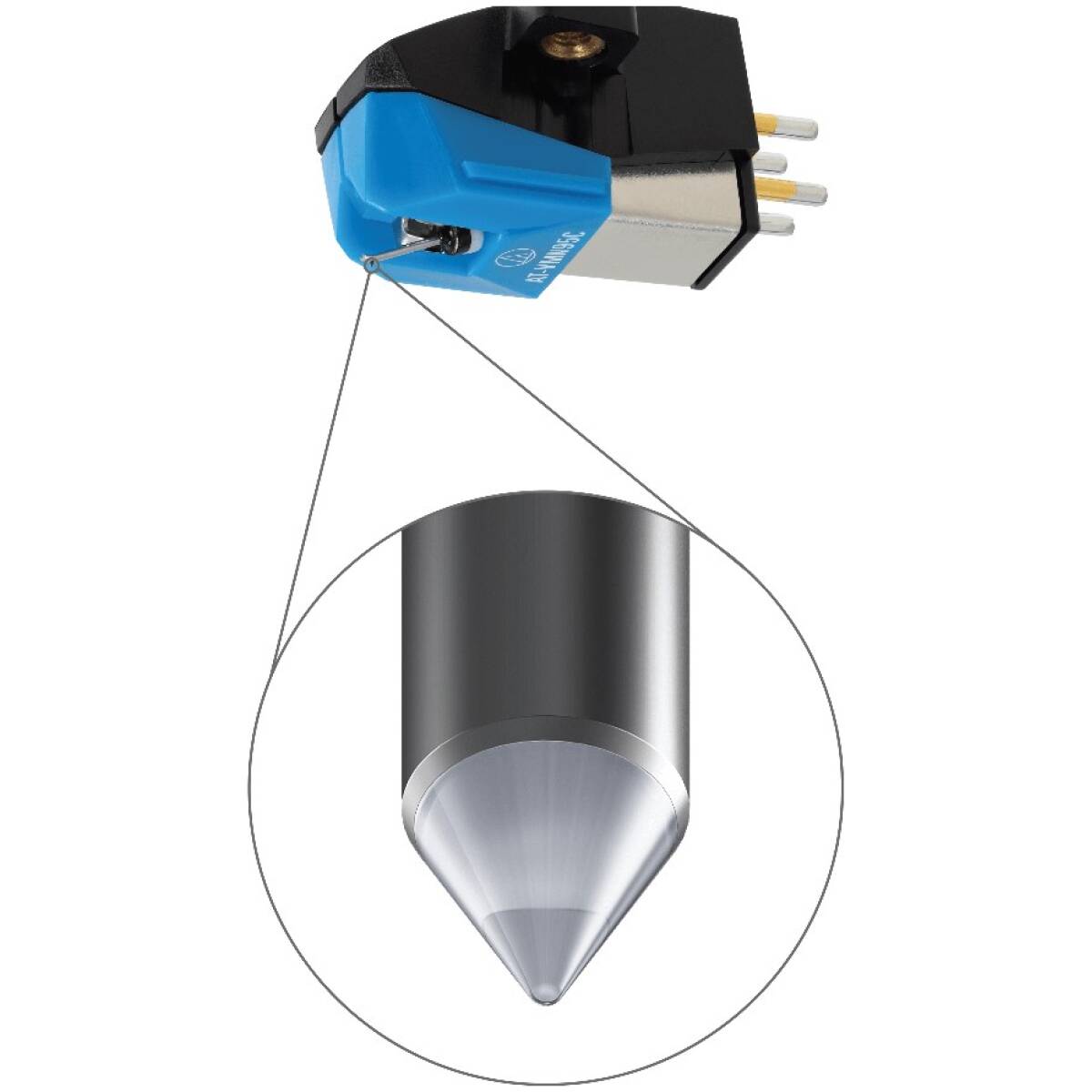 Audio-Technica AT-VM95C/H Headshell and Cartridge Combo Kit - Image 5