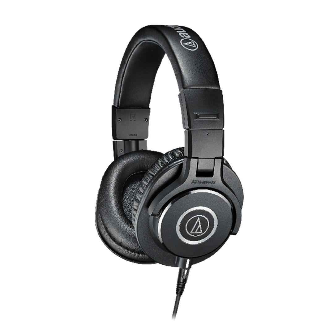 ATH-M40x-Professional-Monitor-Headphones-Front-Side-Right Audio-Technica ATH-M40x Professional Monitor Headphones - Image 1