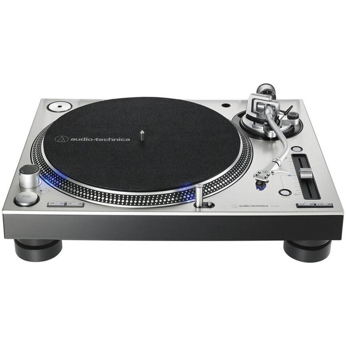 Audio-Technica AT-LP140XPSVE Silver Pro Direct Drive Turntable - Image 3